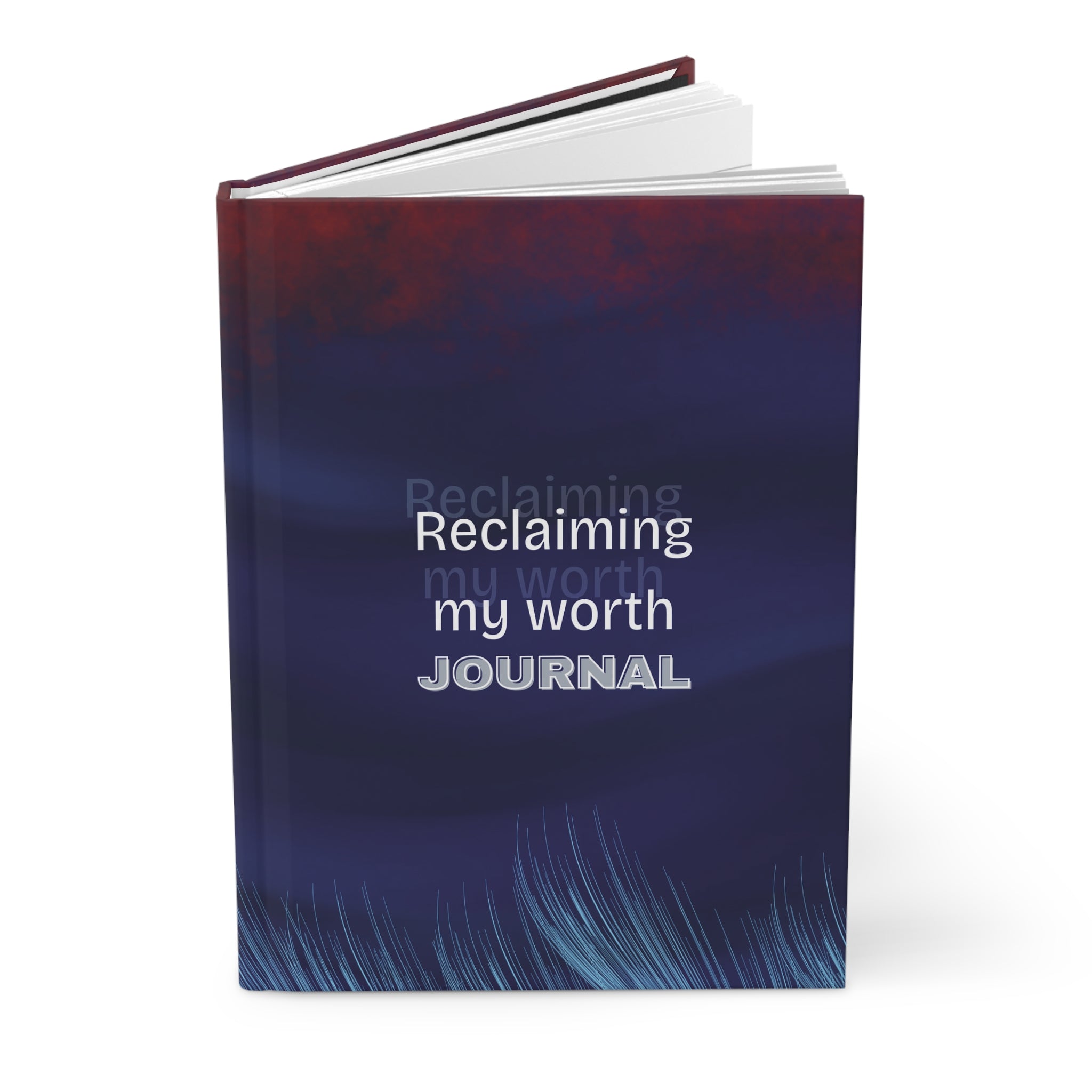 Reclaiming My Worth Hardcover Journal Empowerment Self Reflection Journal Notebook