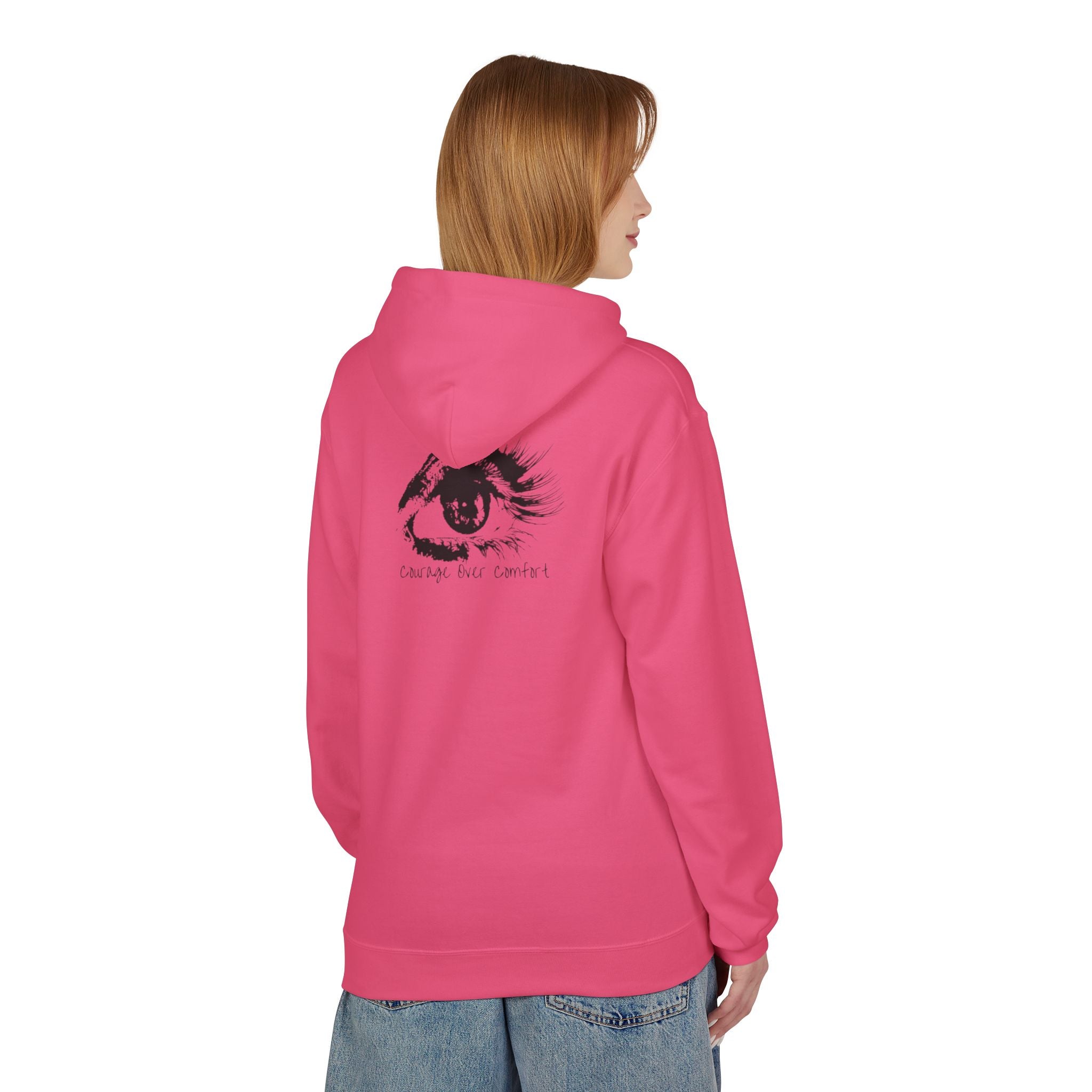 Change Your Control - Eye Sketch Hoodie Minimal Art Pullover