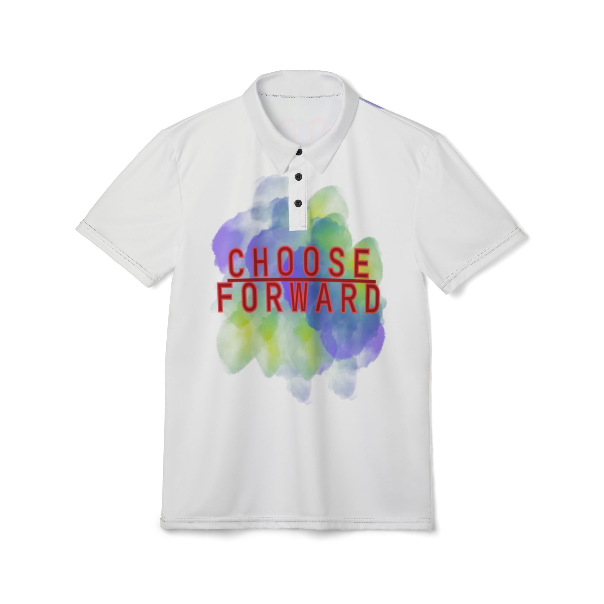 Choose Forward Polo Shirt — Motivational 'Choose Forward' Polo