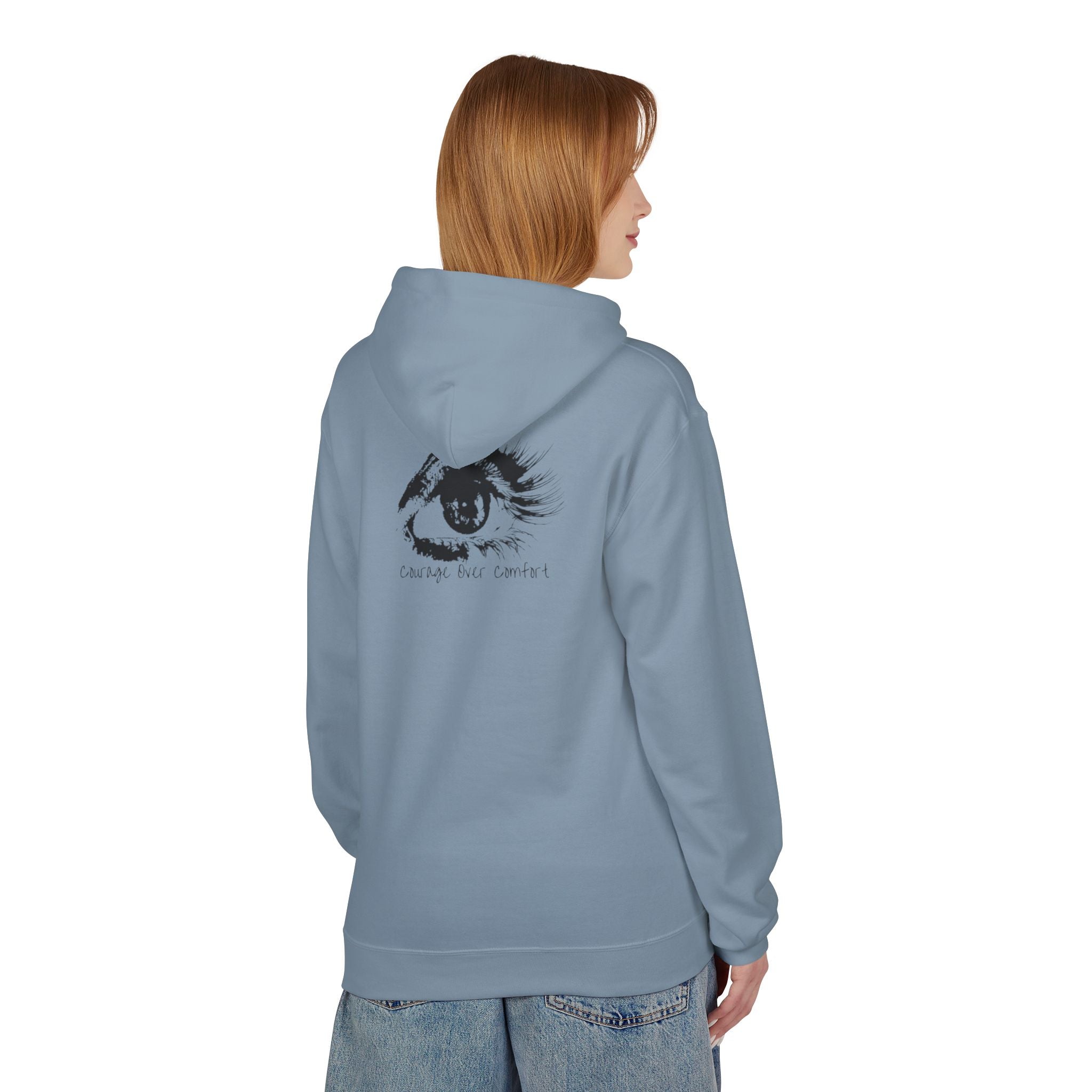 Change Your Control - Eye Sketch Hoodie Minimal Art Pullover