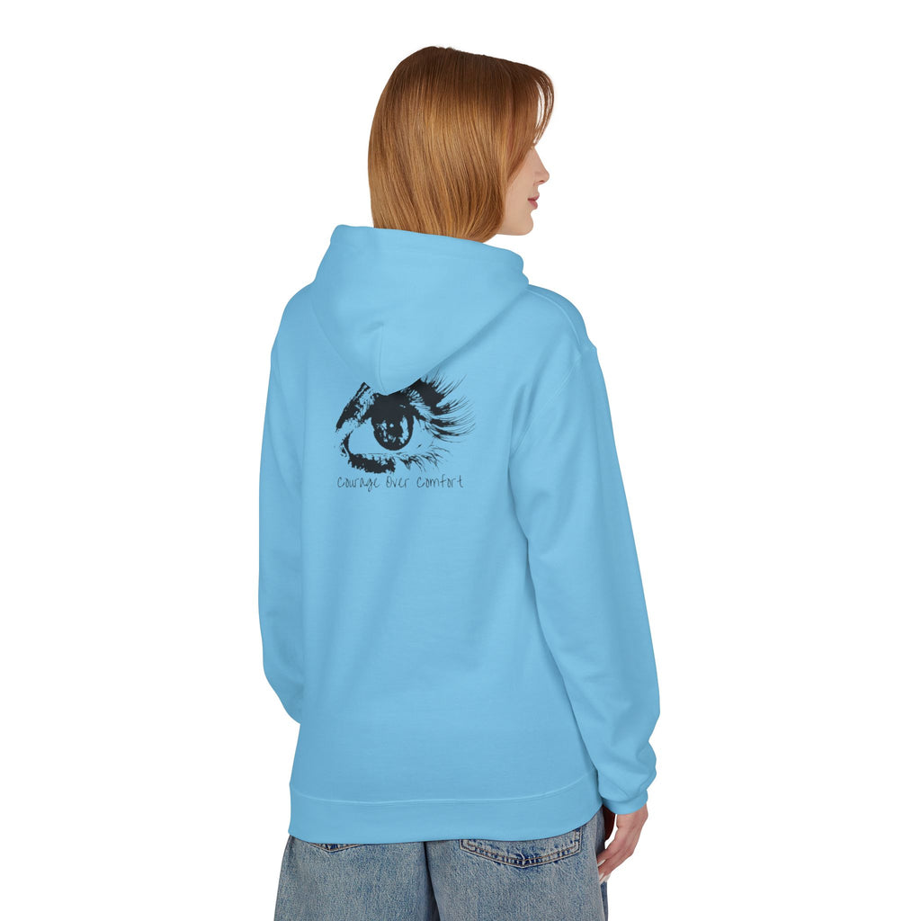 Change Your Control - Eye Sketch Hoodie Minimal Art Pullover