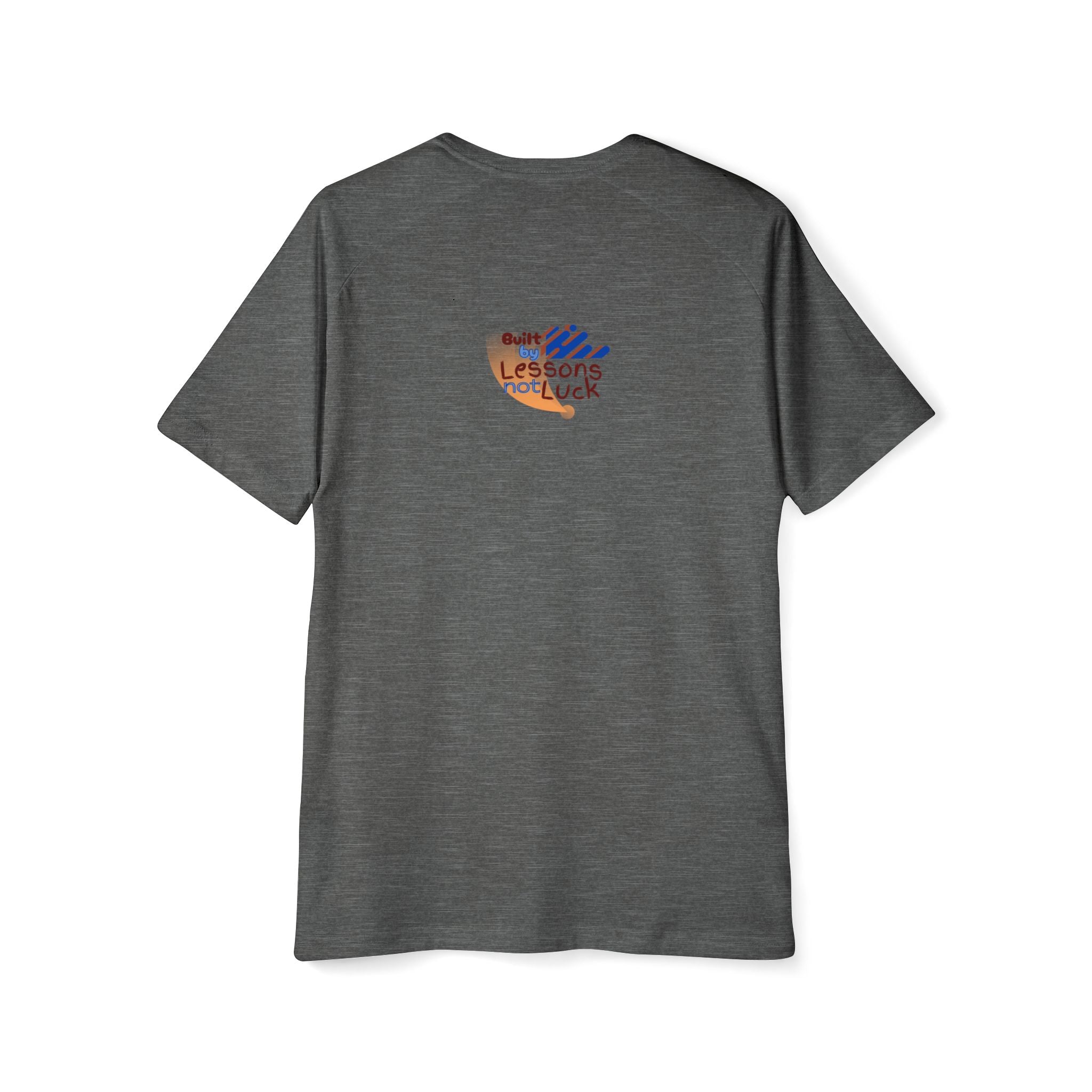 Built By Lessons Not Luck Raglan T-Shirt Motivational Retro Graphic Tee