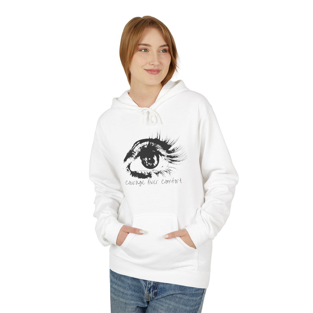 Change Your Control - Eye Sketch Hoodie Minimal Art Pullover