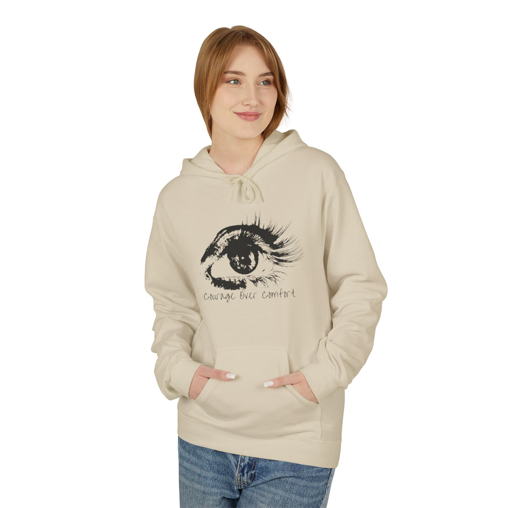 Change Your Control - Eye Sketch Hoodie Minimal Art Pullover