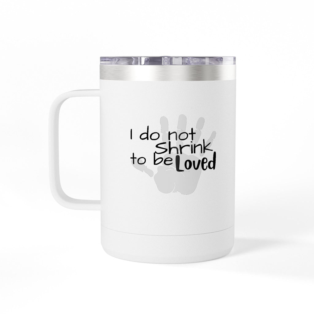 Handprint Mama 15oz Coffee Tumbler Mug Personalized Mom Gift New Mom Keepsake