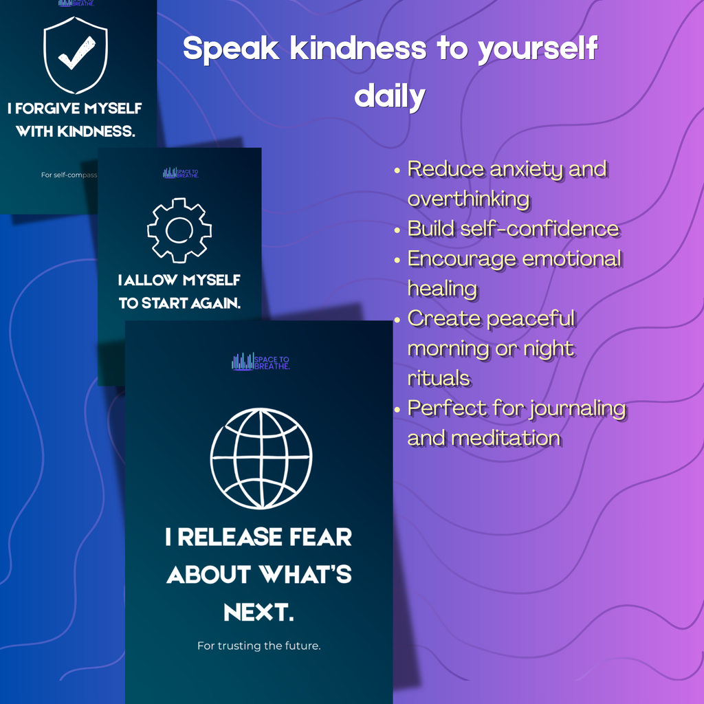 Letting Go & Emotional Freedom Affirmation Cards 50 Printable Cards | Healing Mindset Self-Love Digital Download