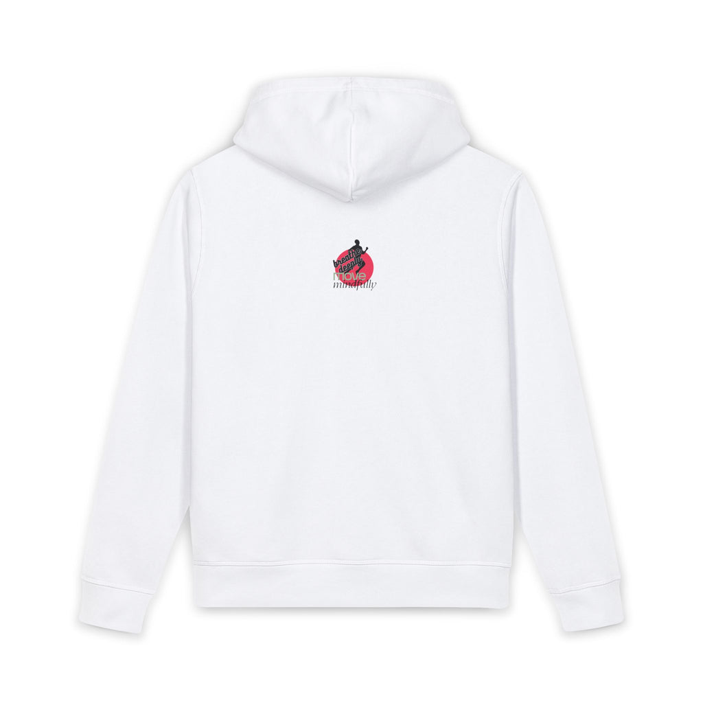 Breathe Deeply Move Mindfully Sounder Graphic Hoodie
