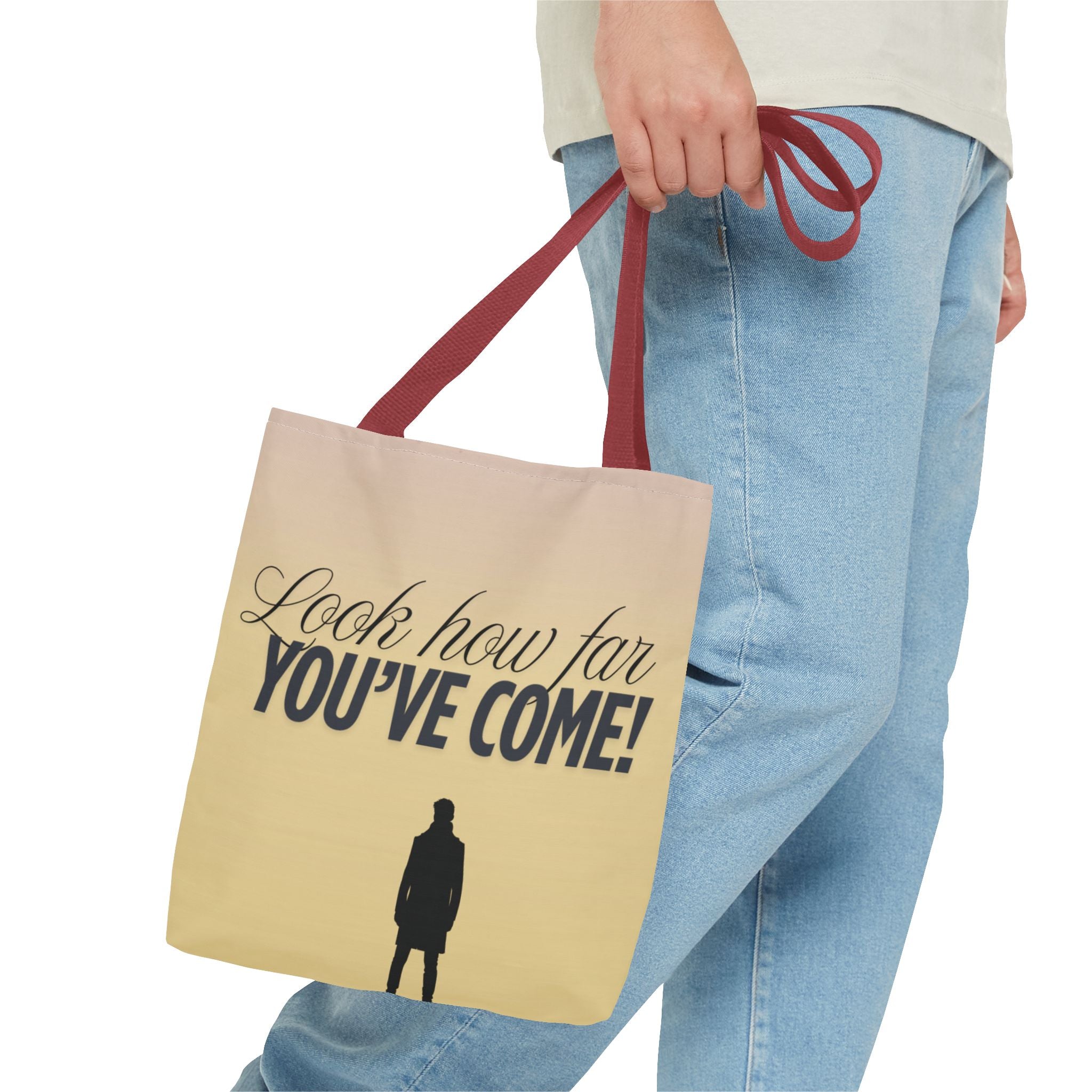 Look How Far You've Got - Tote Bag Inspirational Canvas