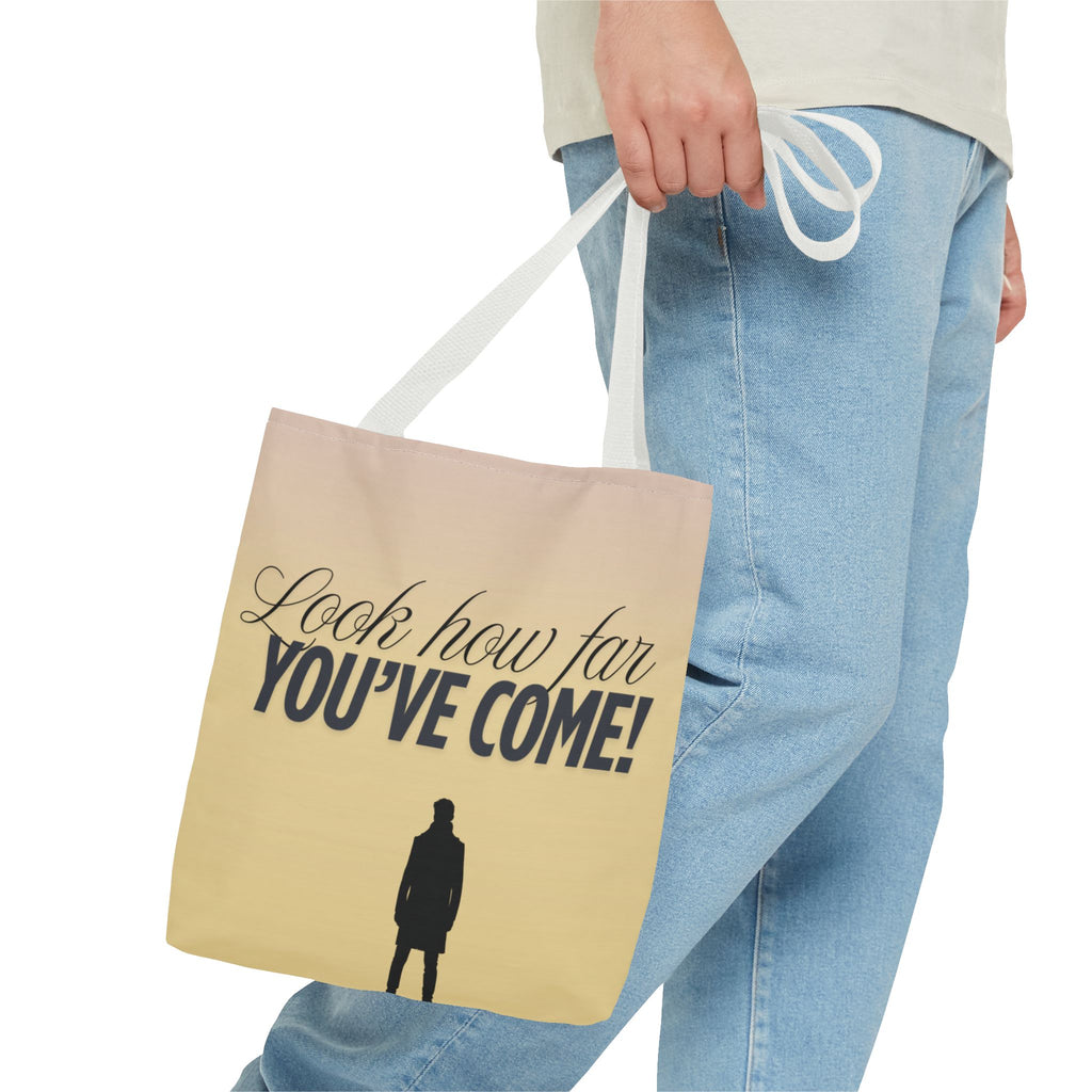 Look How Far You've Got - Tote Bag Inspirational Canvas