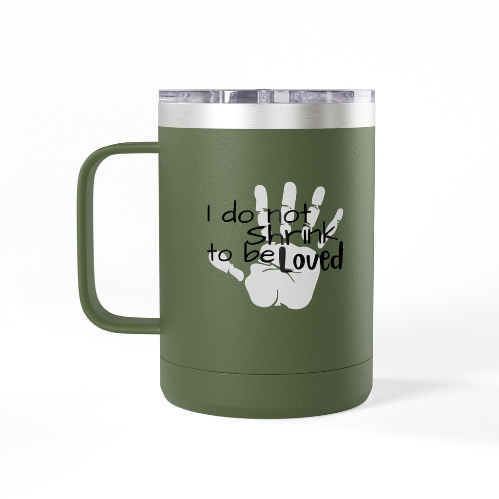 Handprint Mama 15oz Coffee Tumbler Mug Personalized Mom Gift New Mom Keepsake