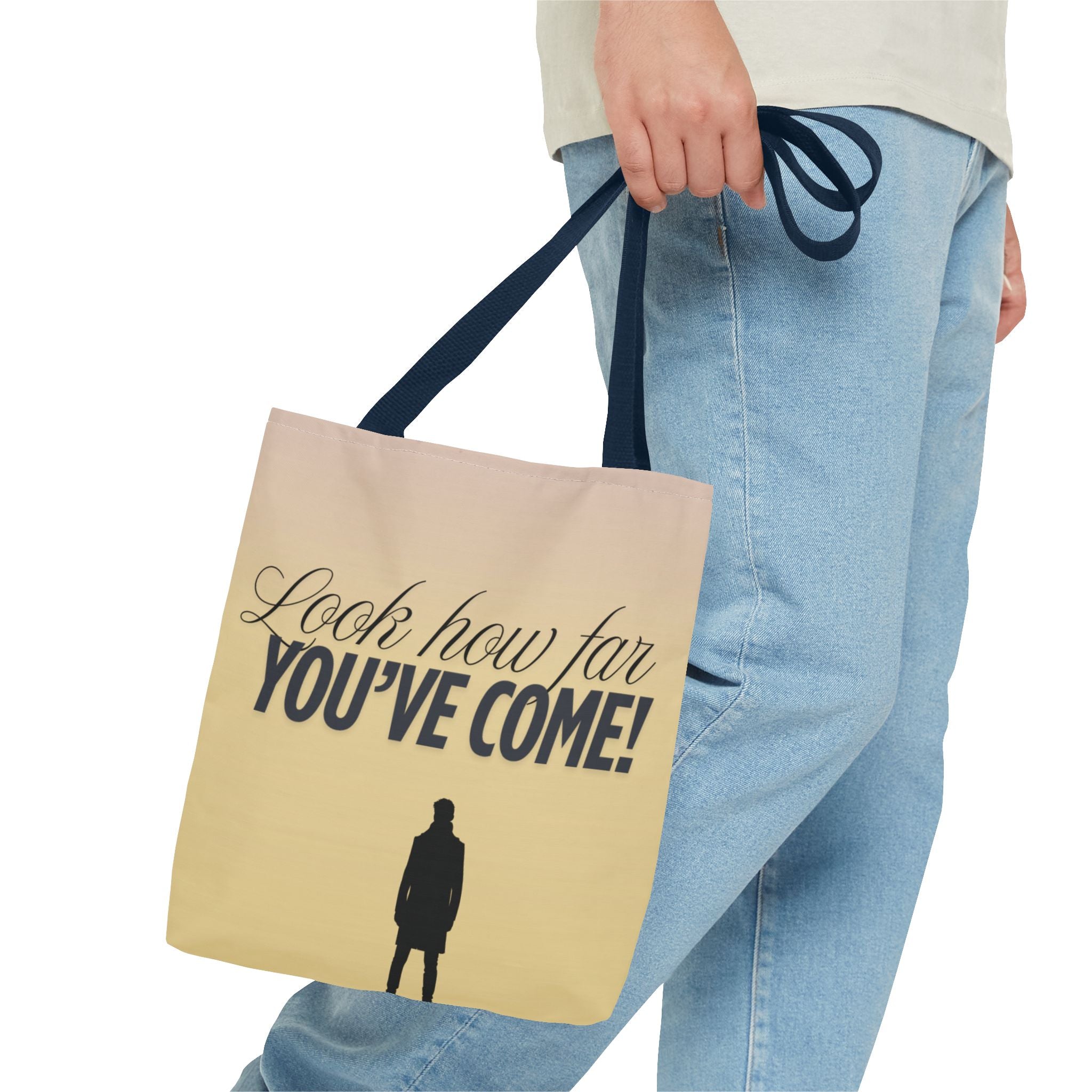 Look How Far You've Got - Tote Bag Inspirational Canvas