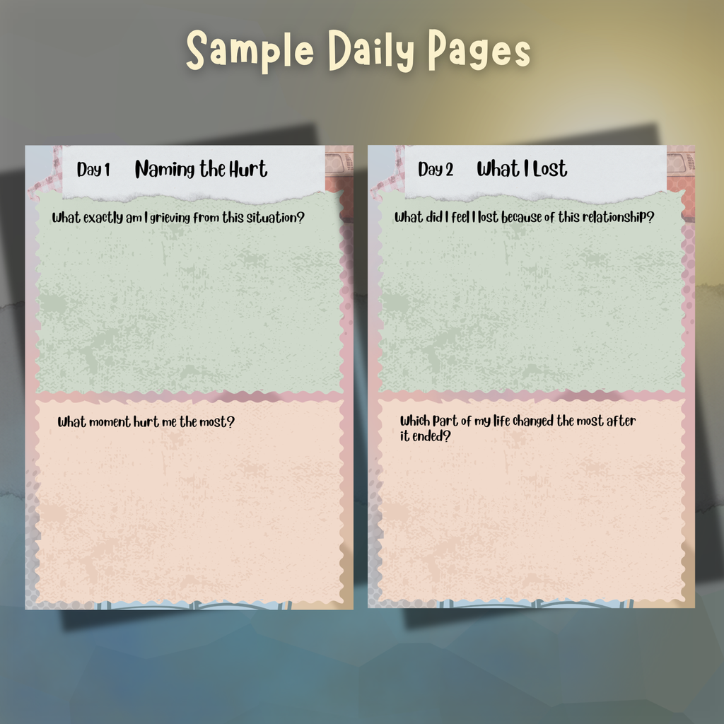 The Closure I Never Received A 30-Day Healing Journal for Letting Go, Finding Peace and Moving Forward Digital Downloads