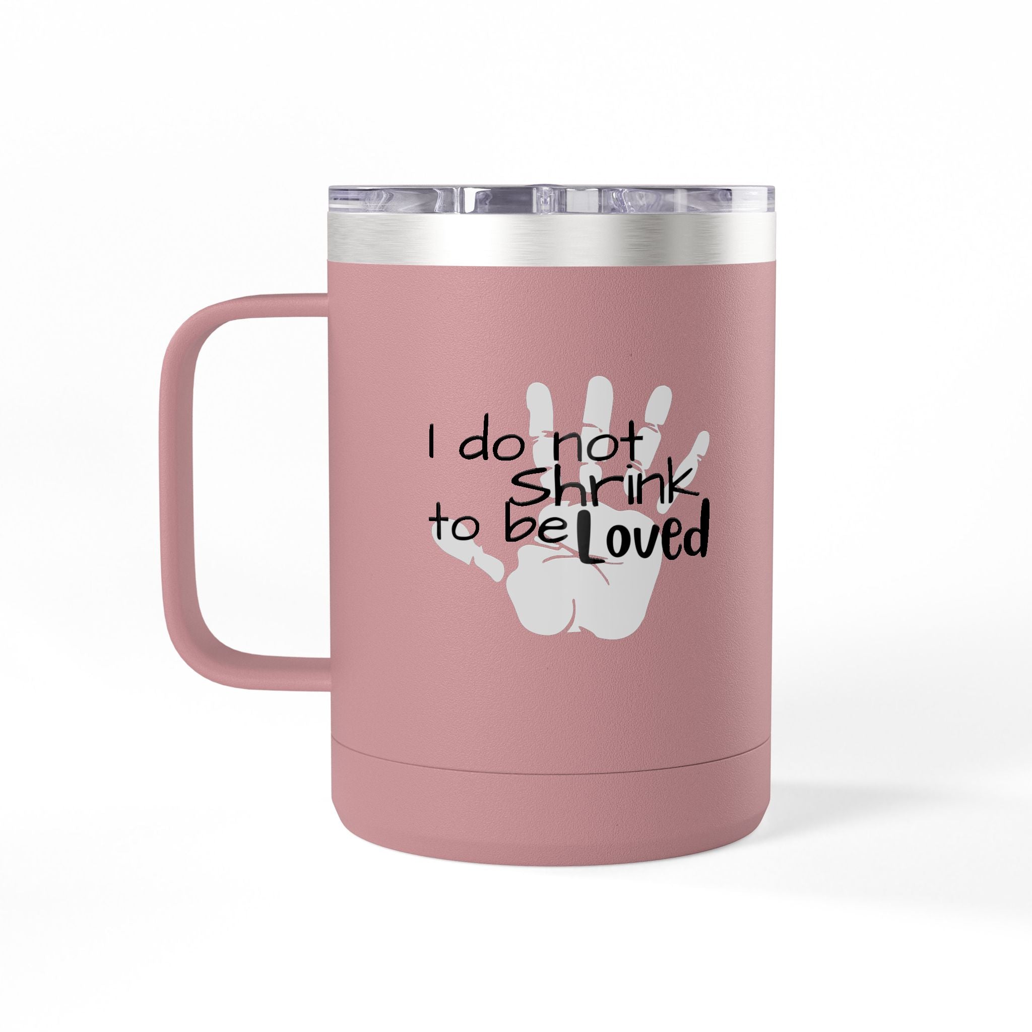 Handprint Mama 15oz Coffee Tumbler Mug Personalized Mom Gift New Mom Keepsake