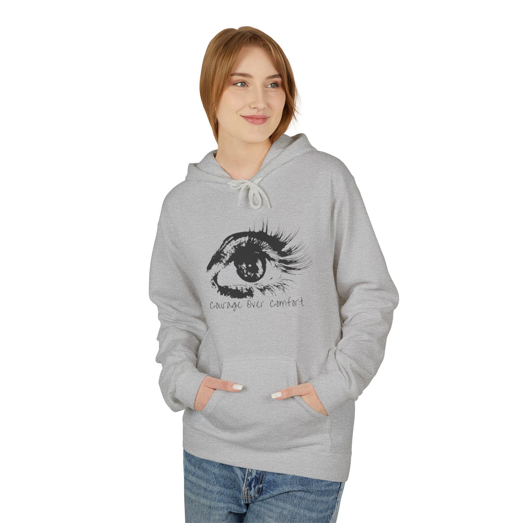 Change Your Control - Eye Sketch Hoodie Minimal Art Pullover