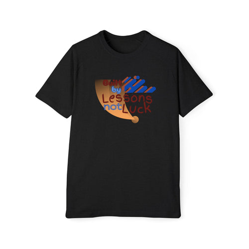 Built By Lessons Not Luck Raglan T-Shirt Motivational Retro Graphic Tee