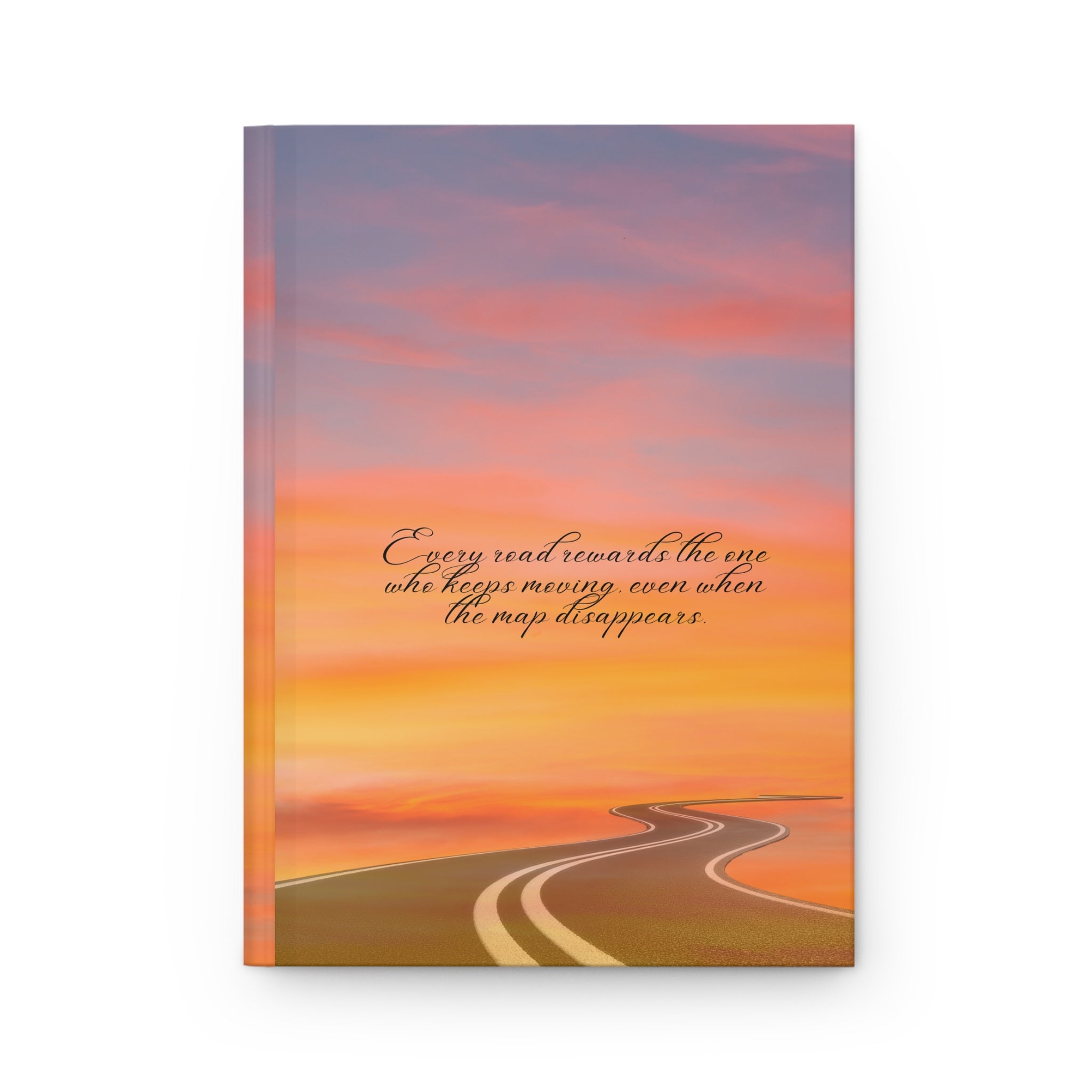 Rewards the One Who Keeps Moving - Hardcover Journal Matte