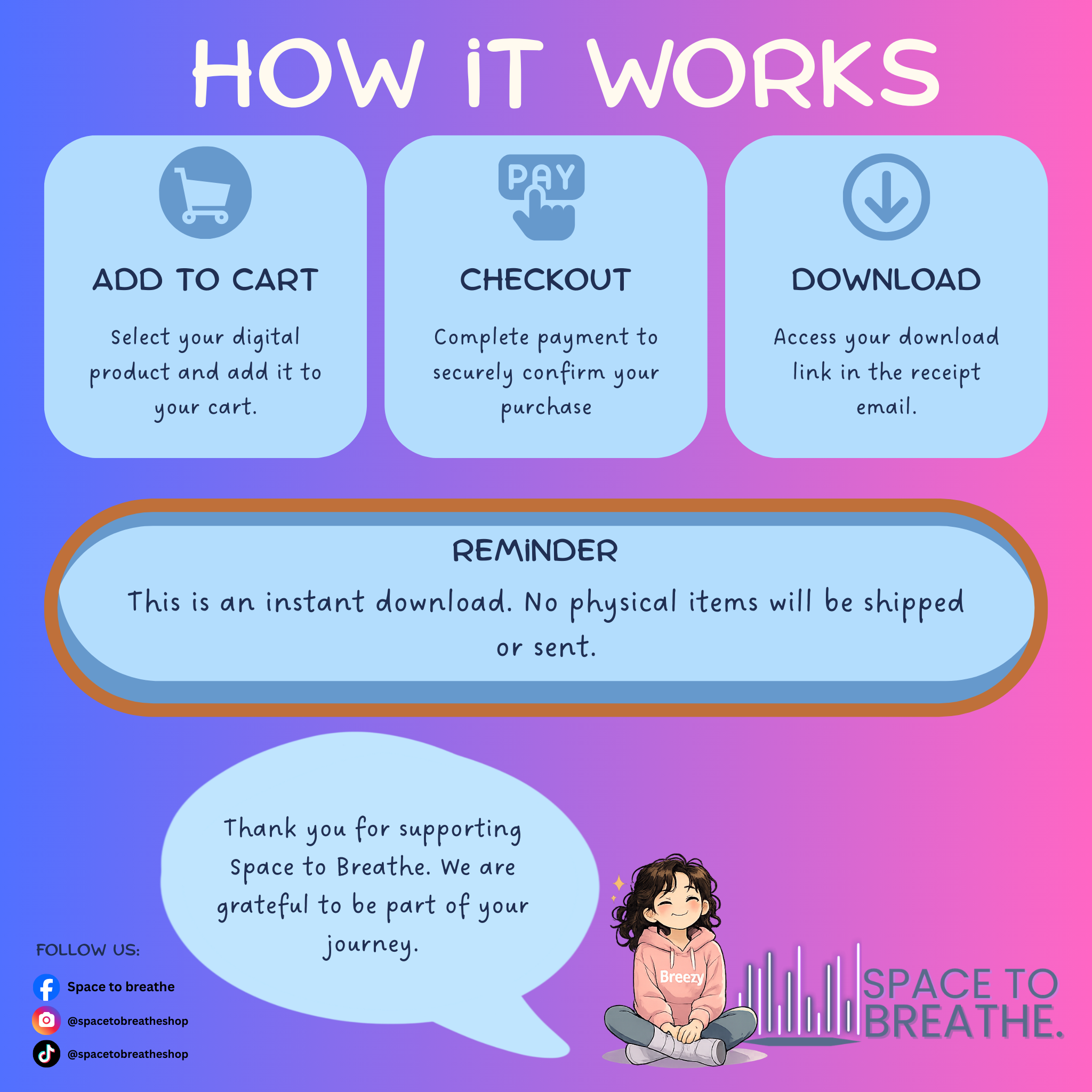 Reezu the Bear Positive 25 Sticker Pack Digital Download PNG Transparent Background