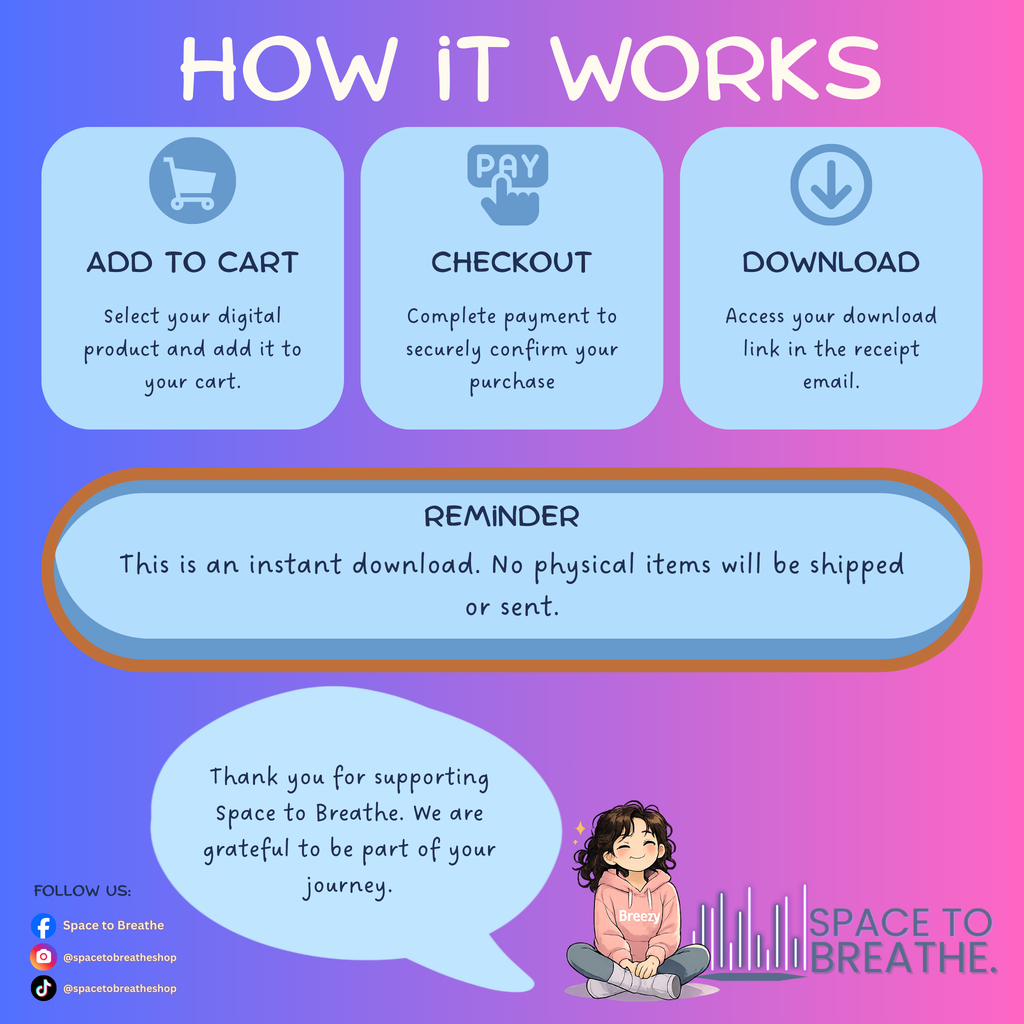 Beh the Cat Motivational Sticker Pack Digital Download PNG Transparent Background