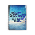 Stillness Is Not Empty – 6"x8" Ruled Spiral Notebook