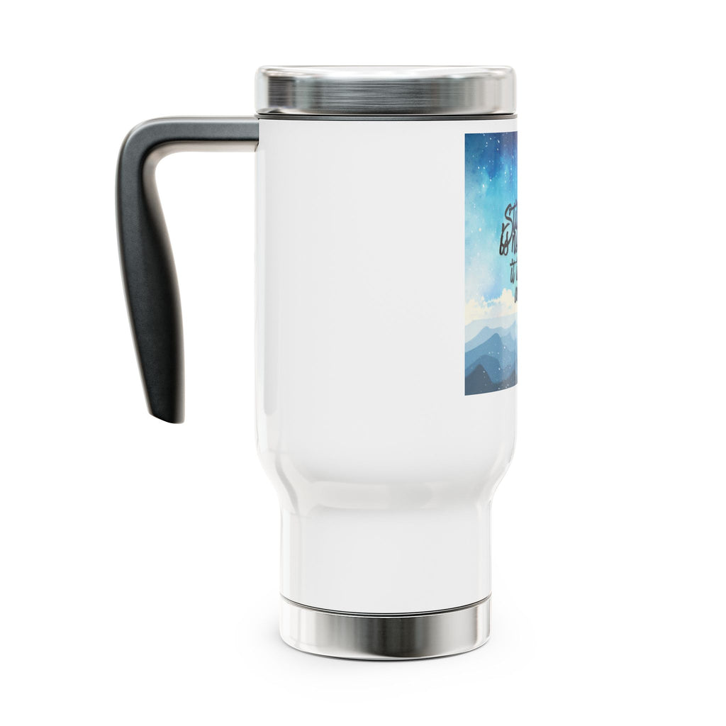 Stillness Is Full of Answers Stainless Steel Travel Mug 14oz