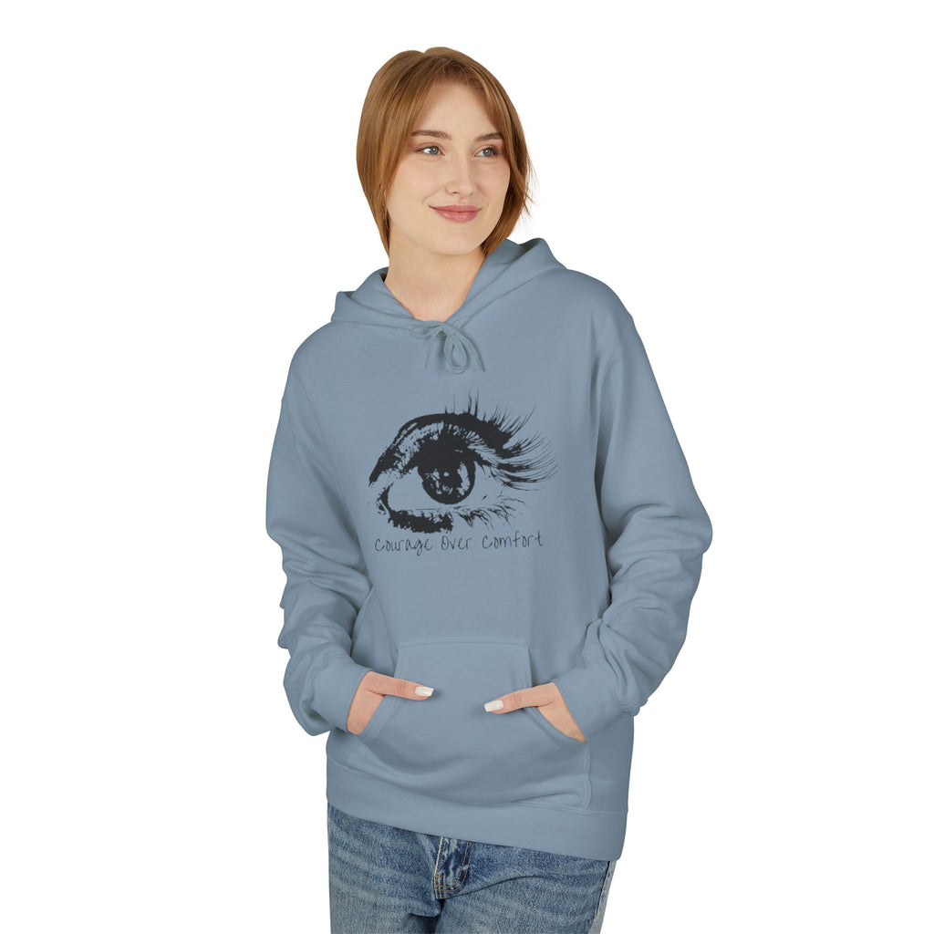 Change Your Control - Eye Sketch Hoodie Minimal Art Pullover