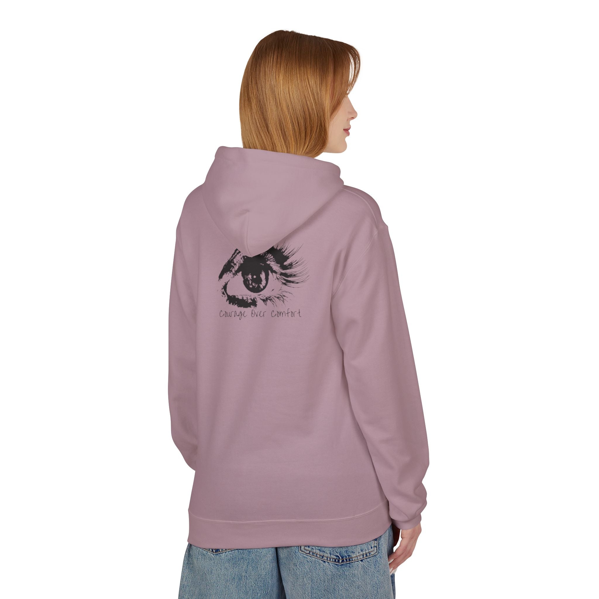 Change Your Control - Eye Sketch Hoodie Minimal Art Pullover