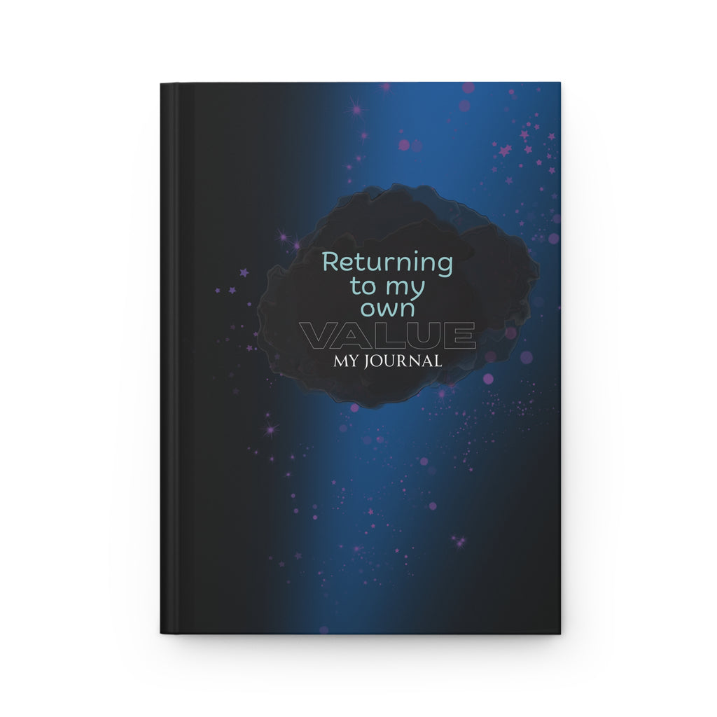 Returning to My Own Value Hardcover Journal Matte Self Discovery Notebook