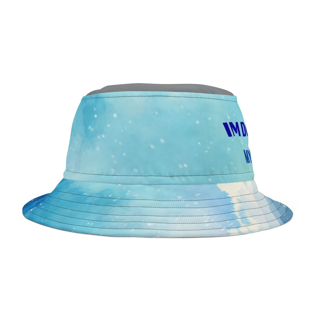 I’m Doing My Best Today Bucket Hat – Positive Message Cotton Bucket Hat