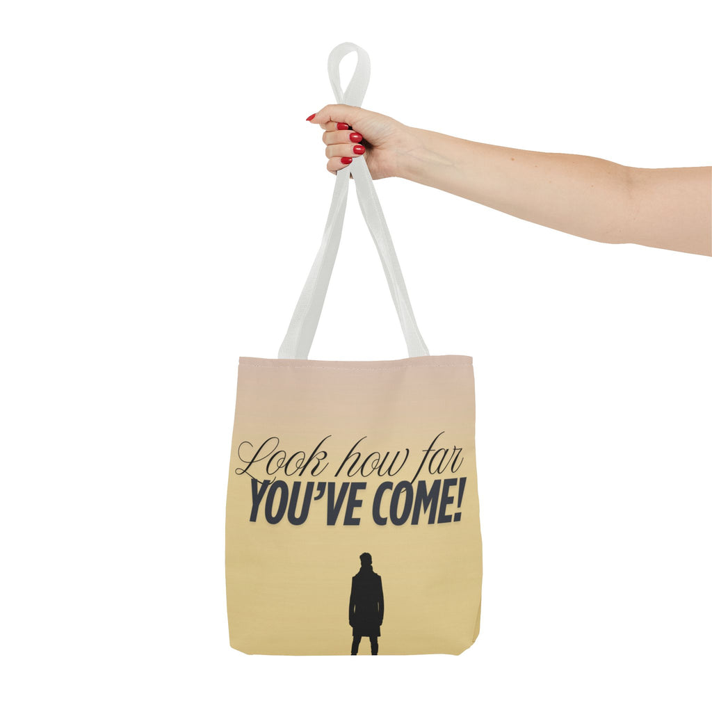 Look How Far You've Got - Tote Bag Inspirational Canvas