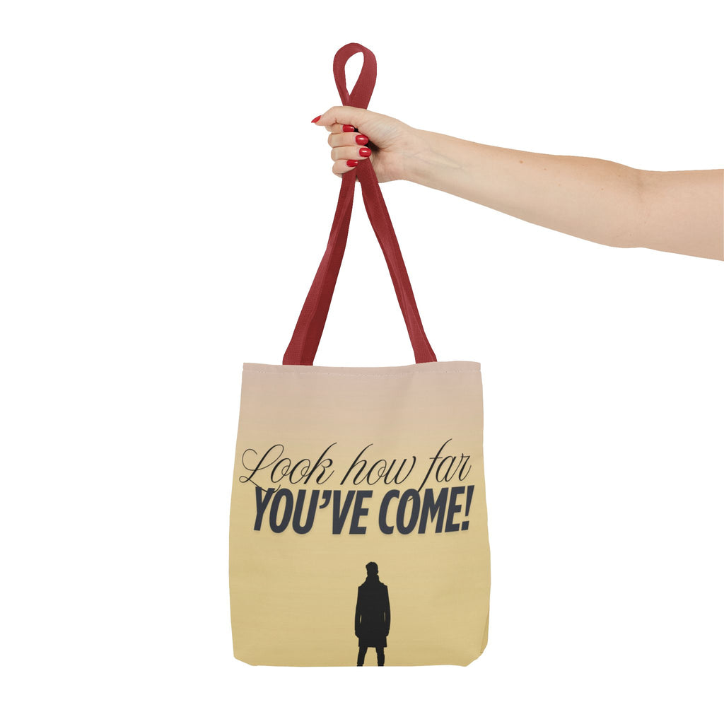 Look How Far You've Got - Tote Bag Inspirational Canvas